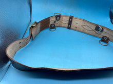 Load image into Gallery viewer, Original British Army Officer's Sam Browne Leather Belt - Approx 34" Waist - The Militaria Shop