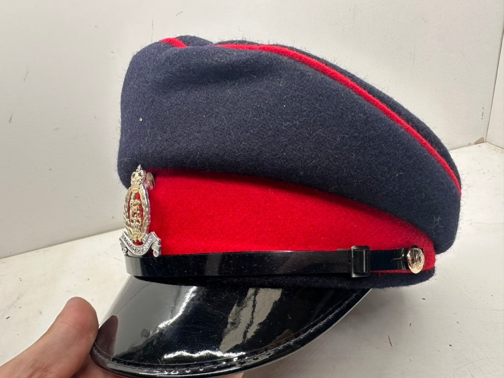 Genuine British Army Peaked Dress Cap - Adjutant General's Corps - Size 52cm - The Militaria Shop