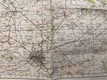 Load image into Gallery viewer, Original WW2 British Army GSGS OS Map of Great Britain - Swindon & Cirencester - The Militaria Shop