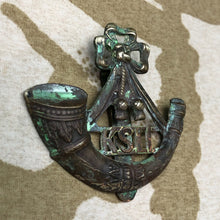 Load image into Gallery viewer, Genuine British Army Cap Badge - King's Shropshire Light Infantry - The Militaria Shop