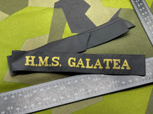 Lade das Bild in den Galerie-Viewer, British Royal Navy HMS Galatea - Cap Tally - The Militaria Shop