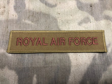Load image into Gallery viewer, Royal Air Force Issue Subdued Desert Tan Branch Tape RAF Regiment- NEW OLD STOCK - The Militaria Shop