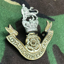 Load image into Gallery viewer, Original Victorian Crown British Army Loyal North Lancashire Cap Badge - The Militaria Shop