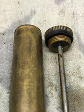 Load image into Gallery viewer, Original WW1 British Army SMLE Enfield Brass Oil Bottle - WD Marked - The Militaria Shop