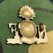 Load image into Gallery viewer, Genuine British Army WW1 Brass Shoulder Title - Royal Northumberland Fusiliers - The Militaria Shop