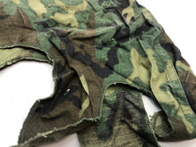 Load image into Gallery viewer, Original US Army Vietnam War Era M1 Camo Helmet Cover - Local Find - Combat Worn - The Militaria Shop