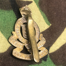 Load image into Gallery viewer, Original WW2 British Army Cap Badge - Royal Army Ordnance Corps RAOC - The Militaria Shop