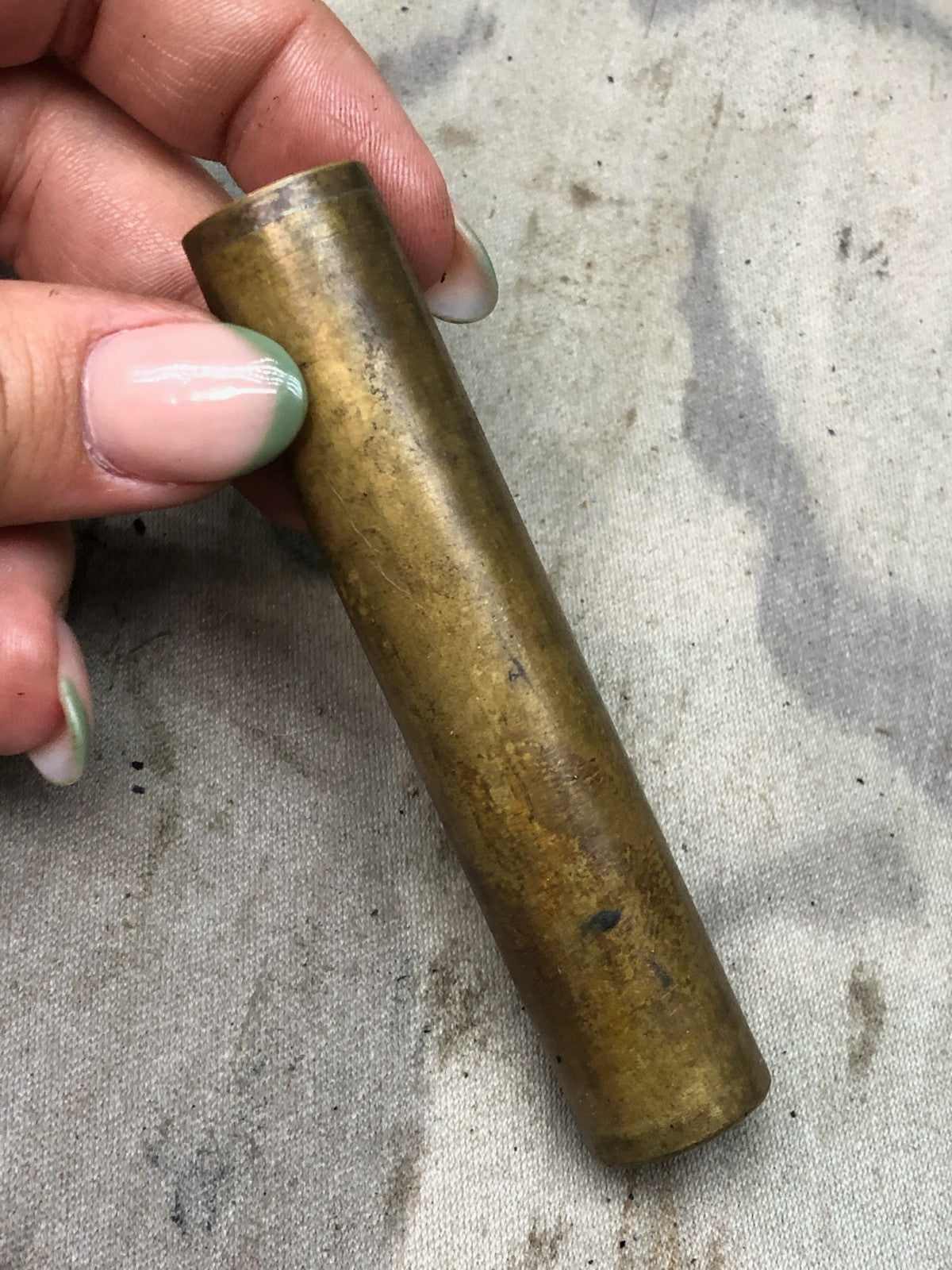 Original WW1 British Army SMLE Enfield Brass Oil Bottle - P-H Maker Marked - The Militaria Shop