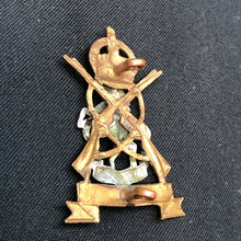 Load image into Gallery viewer, Original WW1 British Army Regimental Cap Badge - London Yeomanry Sharpshooters - The Militaria Shop