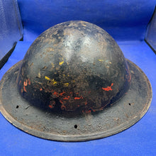 Load image into Gallery viewer, Original WW2 British Army Mk2 Brodie Combat Helmet - The Militaria Shop