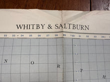 Charger l'image dans la galerie, Original WW2 British Army GSGS OS Map of Great Britain - Whitby & Saltburn - The Militaria Shop