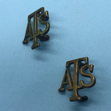 Load image into Gallery viewer, Genuine British Army Auxiliary Territorial Service ATS Collar Badges Pair - The Militaria Shop