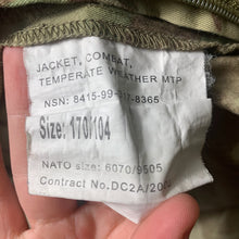 Load image into Gallery viewer, Genuine British Army MTP Camo Temperate Weather Combat Jacket - 170/104 - The Militaria Shop