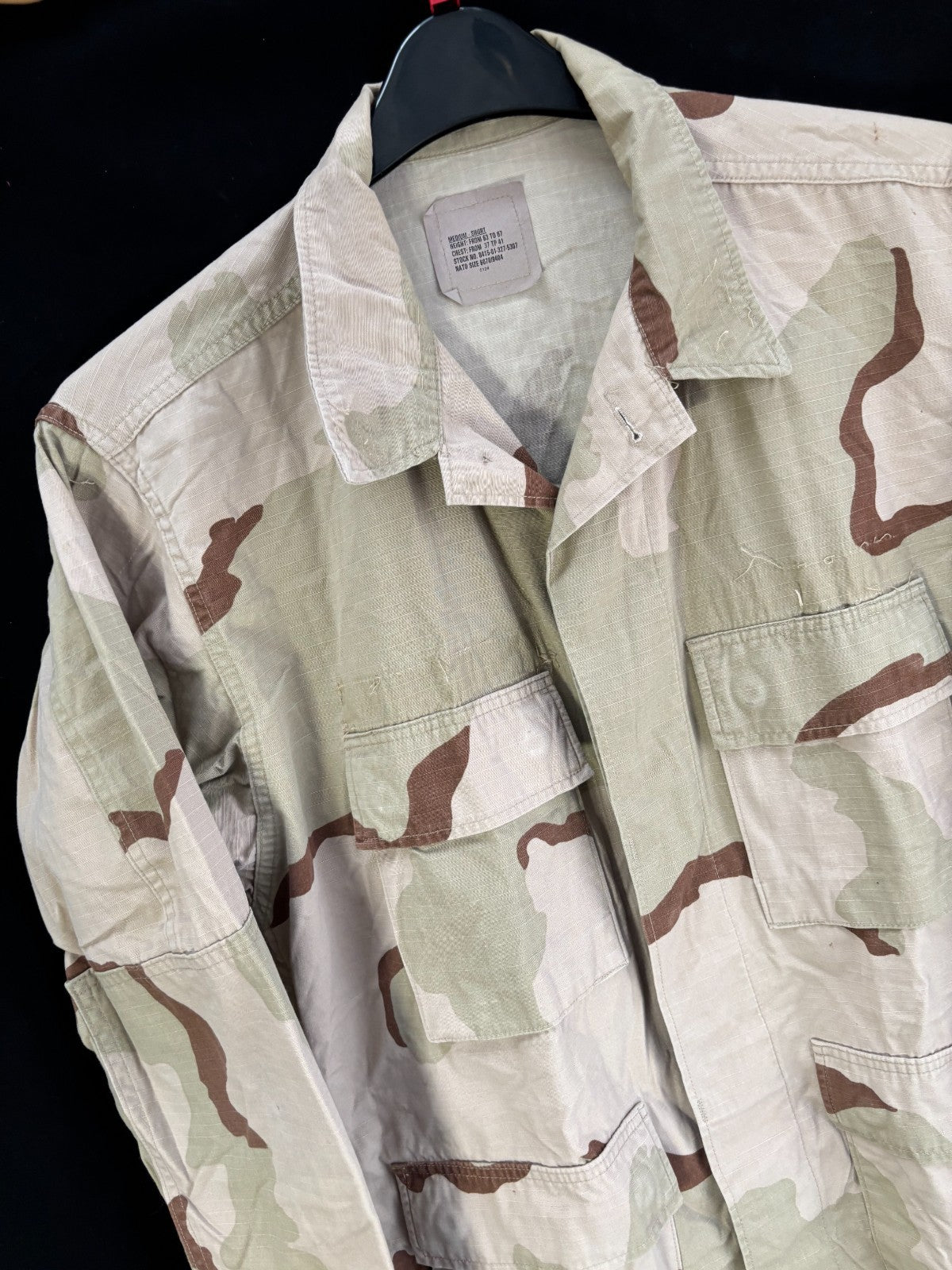 Gulf War US Army DCU Camouflaged Combat Field Coat/Jacket - Medium/Short - The Militaria Shop