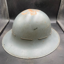 Load image into Gallery viewer, Original WW2 British Home Front Civil Defence Zuckerman Helmet - 1941 Dated - The Militaria Shop
