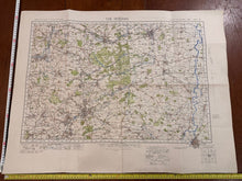 Load image into Gallery viewer, Original WW2 British Army GSGS OS Map of England - The Dukeries - The Militaria Shop