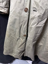 Load image into Gallery viewer, Original WW2 US Army Officers Raincoat Overcoat + Liner & Belt - Long Med - 40" - The Militaria Shop