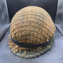 Load image into Gallery viewer, Genuine Dutch Army M53 Euroclone of US M1 Camouflaged Helmet & Liner Set - The Militaria Shop