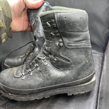 Load image into Gallery viewer, Austrian Army Black Leather Heavy Duty Combat Boots - Size EU 42 - UK 8 - The Militaria Shop