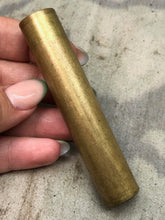 Load image into Gallery viewer, Original WW1 British Army SMLE Enfield Brass Oil Bottle - EFD Marked - The Militaria Shop