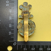 Charger l'image dans la galerie, Original WW1 British Army Cap Badge - Yorkshire Hussars - The Militaria Shop