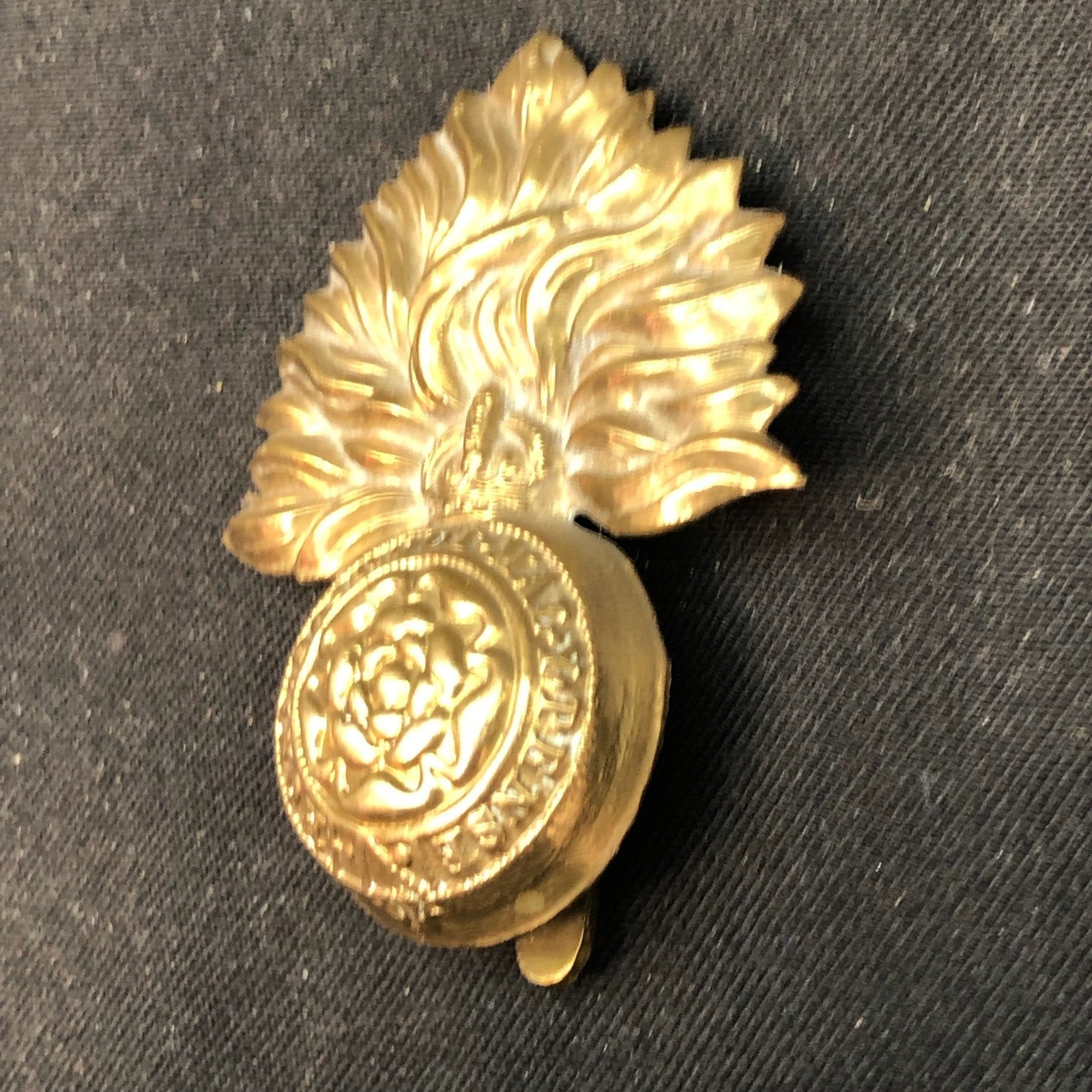 Original WW2 British Army Cap Badge - Royal Fusiliers - The Militaria Shop