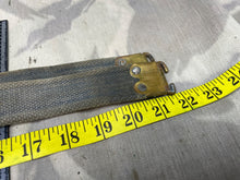 Load image into Gallery viewer, Original British RAF Royal Air Force SMLE Rifle Sling in Blue Canvas - The Militaria Shop