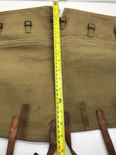 Load image into Gallery viewer, Original WW2 British Army 37 Pattern Despatch Riders High Sided Spats 1943 Dated - The Militaria Shop