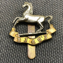 Load image into Gallery viewer, Original WW2 British Army Cap Badge - King's Liverpool Regiment - The Militaria Shop