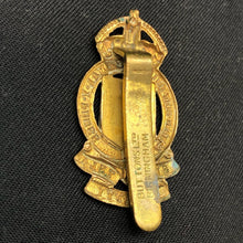 Lade das Bild in den Galerie-Viewer, Genuine WW2 British Army Brass Cap Badge - Royal Army Ordnance Corps - The Militaria Shop