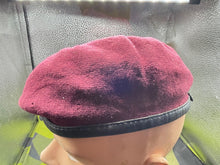 Load image into Gallery viewer, Original British Army Parachute Regiment / Airborne Forces Red Beret - Size 53cm - The Militaria Shop