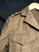 Charger l'image dans la galerie, Original British Army Battledress Jacket - Size 4 - 35" Chest - 53rd Welsh - The Militaria Shop