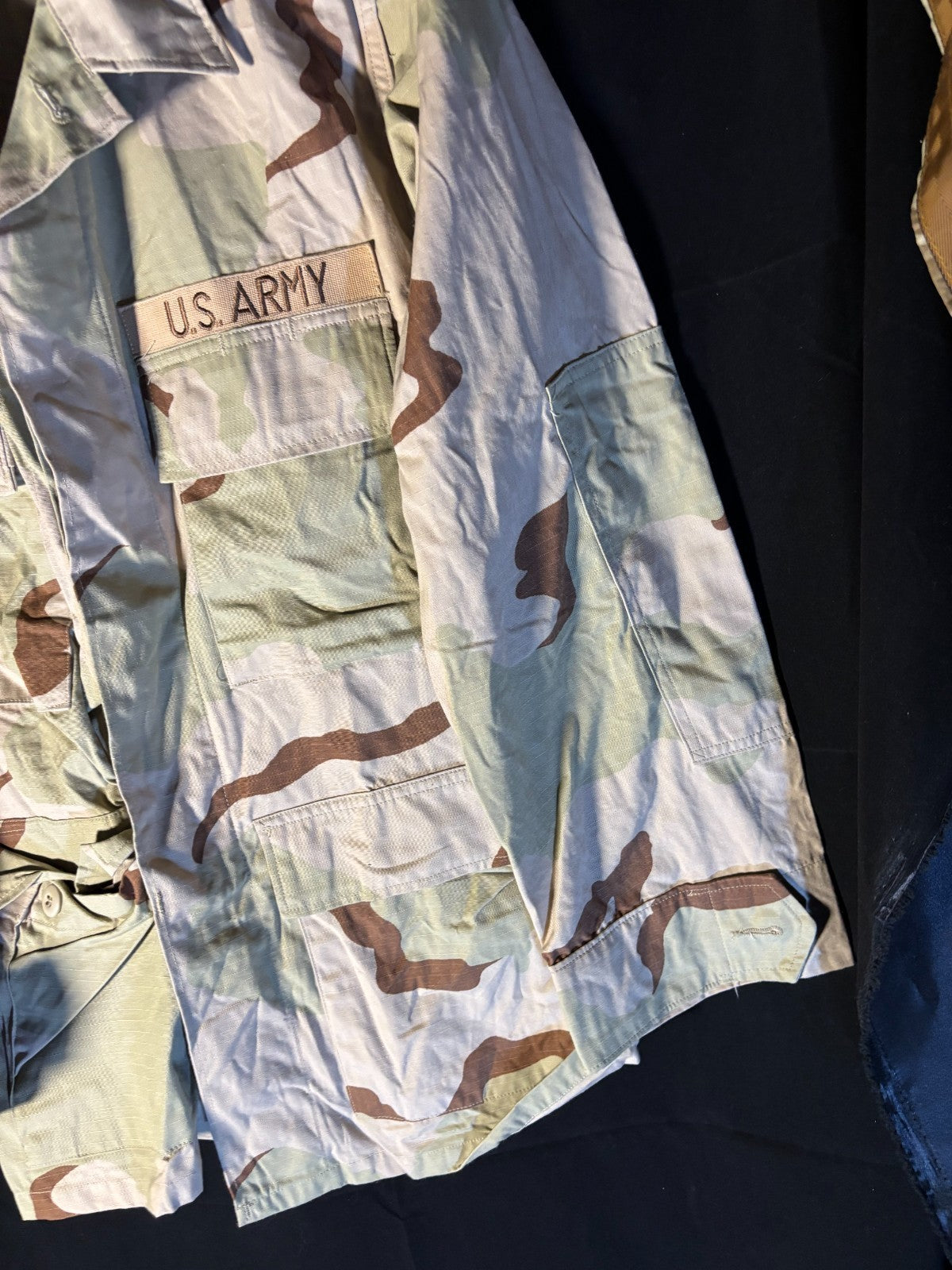 Gulf War US Army DCU Camouflaged Combat Field Coat/Jacket - Small/Short - The Militaria Shop