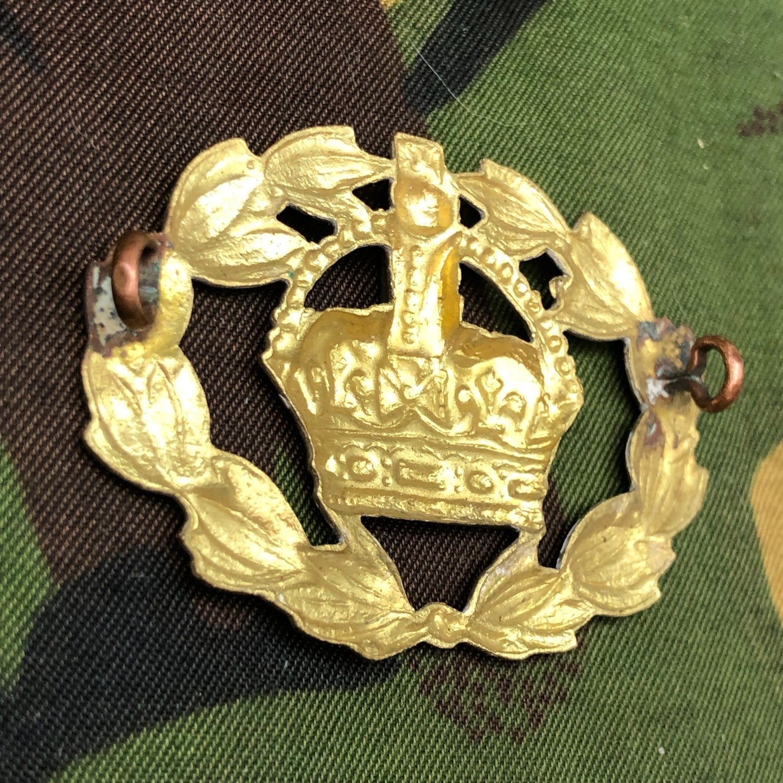 Original British Army Cap Badge - British Army Warrant Officer - The Militaria Shop
