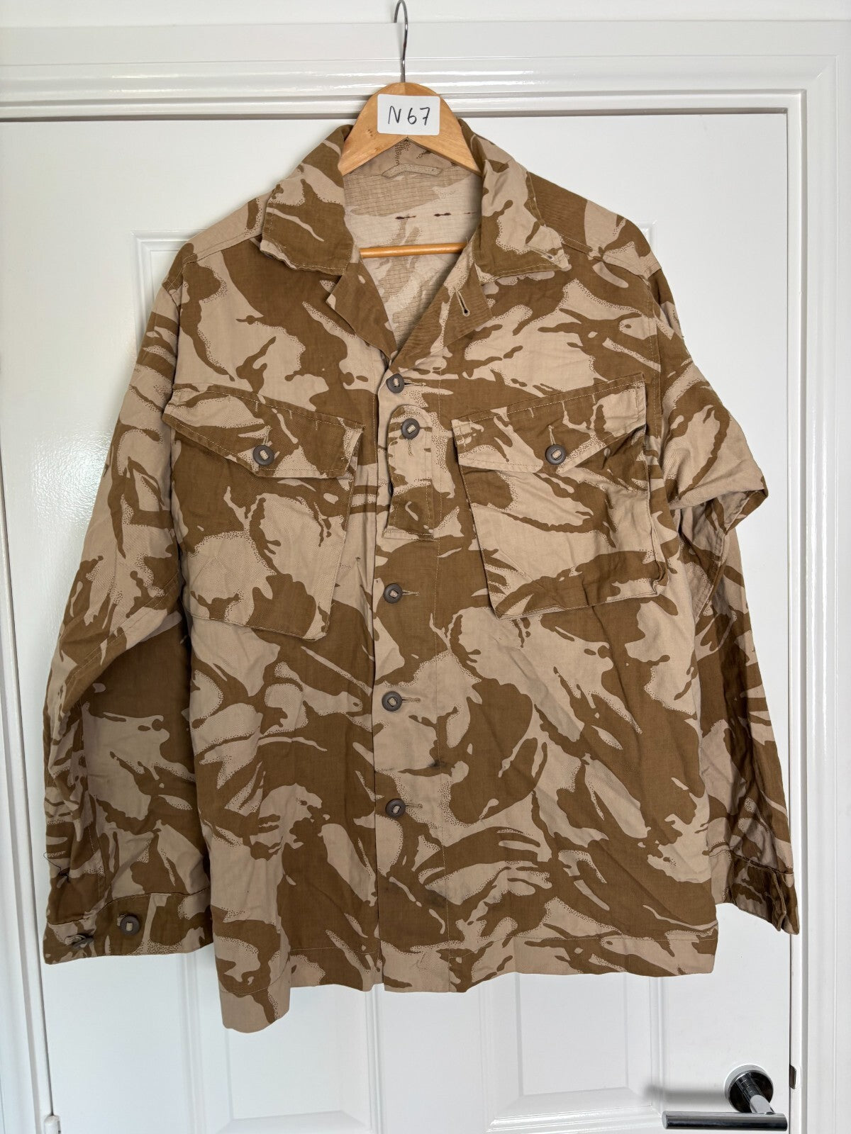 Genuine British Army DDPM Desert Tropical Combat Jacket-Size 180/96 - The Militaria Shop