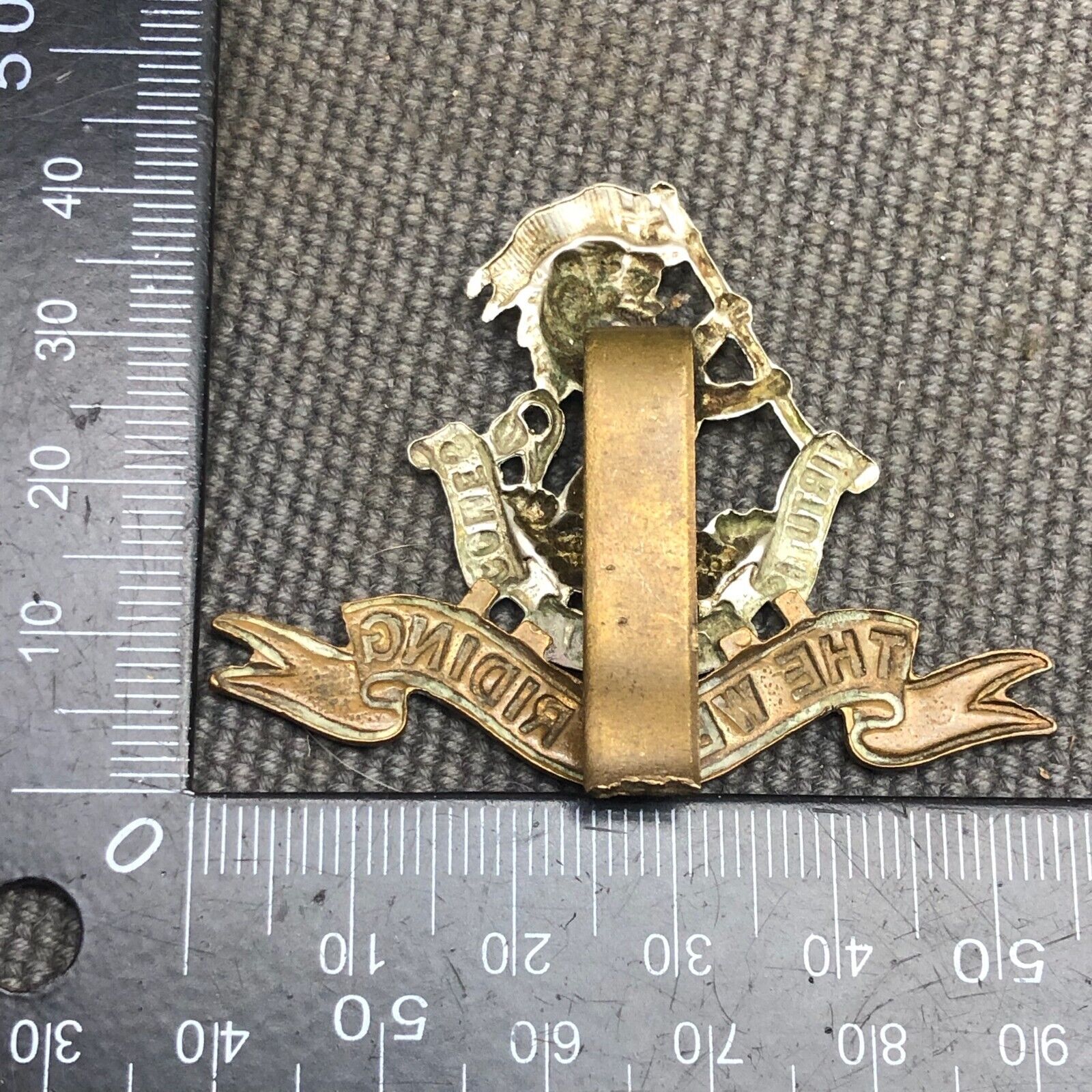 Original WW2 British Army Cap Badge - The West Riding Regiment - The Militaria Shop