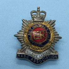 Load image into Gallery viewer, Original British Army Cap Badge - Royal Army Service Corps - The Militaria Shop