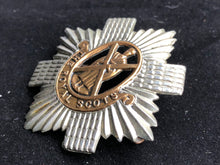 Load image into Gallery viewer, Original WW2 British Army The Royal Scots Regiment Cap Badge - The Militaria Shop