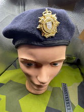 Load image into Gallery viewer, Original British Army Logistics Corps Beret with Badge - Size 54cm - The Militaria Shop