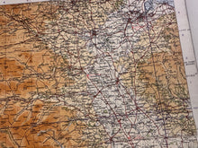 Load image into Gallery viewer, Original WW2 British Army RAF Navy Base Map of England - North Central - The Militaria Shop