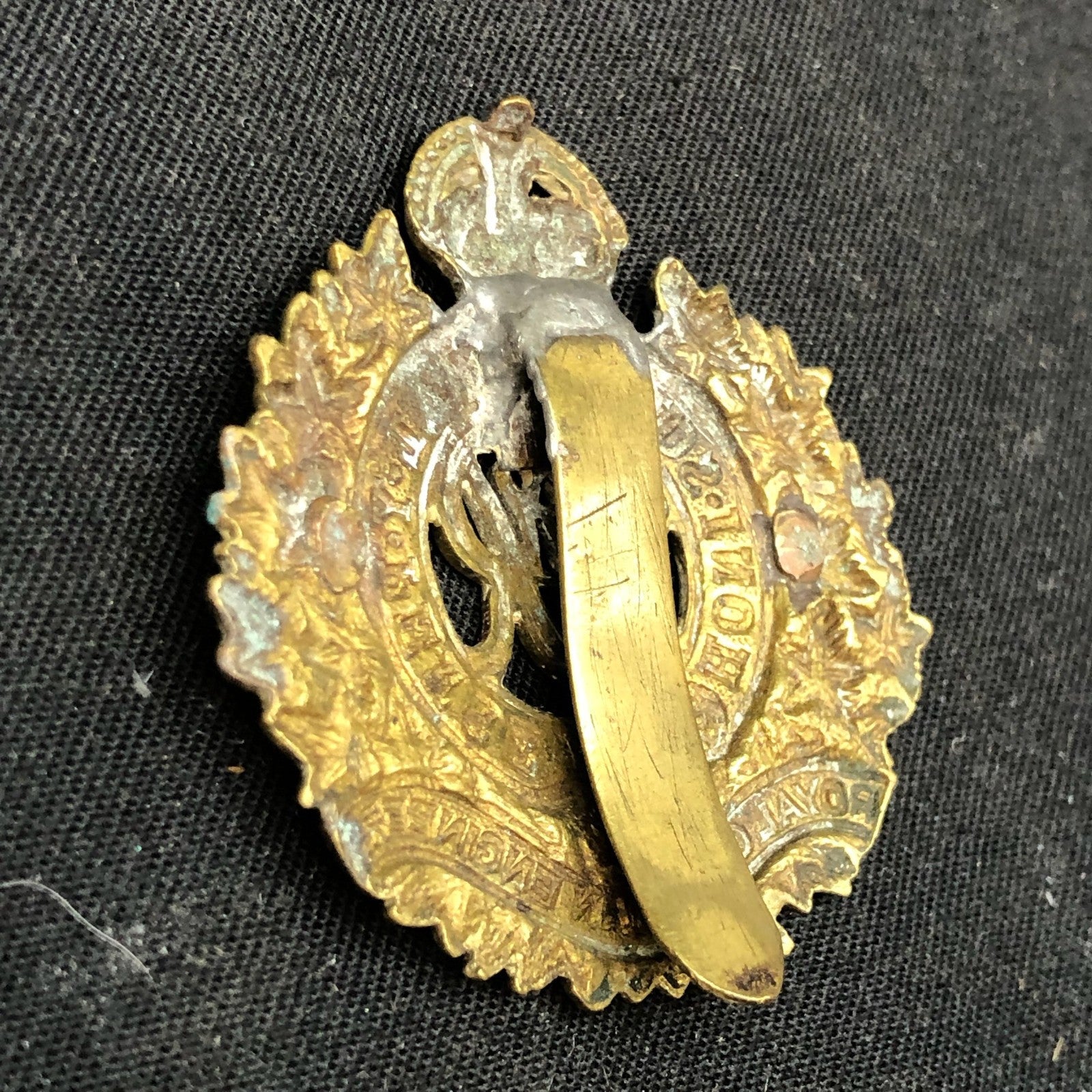 Original WW2 Canadian Army Cap Badge - Royal Canadian Engineers - The Militaria Shop