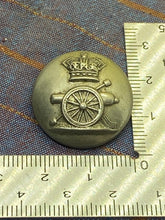 Load image into Gallery viewer, Original British Army Victorian Royal Artillery Volunteers Tunic Button - The Militaria Shop