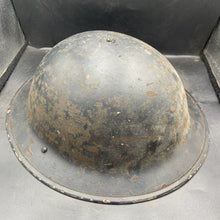 Charger l'image dans la galerie, Original WW2 British Home Front Civil Defence Mk2 Brodie Helmet & Liner Set - The Militaria Shop