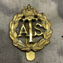 Load image into Gallery viewer, Original WW2 British Army Auxiliary Territorial Service ATS Cap Badge - The Militaria Shop