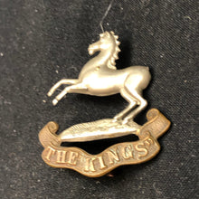 Load image into Gallery viewer, Original WW2 British Army Cap Badge - King's Regiment (Liverpool) - The Militaria Shop