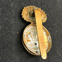 Load image into Gallery viewer, Genuine WW2 British Army Brass Cap Badge - Royal Welch Fusiliers - The Militaria Shop