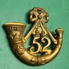 Load image into Gallery viewer, British Army Cap Badge - 52nd Regiment Oxfordshire - The Militaria Shop