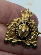 Load image into Gallery viewer, Original Canadian Army - Royal Canadian Mounted Police Cap / Collar Badge - The Militaria Shop