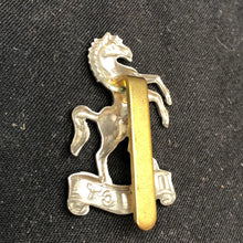 Load image into Gallery viewer, Genuine WW2 British Army Brass Cap Badge - West Kent Yeomanry - The Militaria Shop