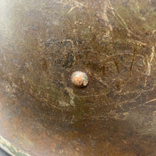 Load image into Gallery viewer, Original British/Canadian Army WW2 Mk3 Turtle High Rivet Combat Steel Helmet - The Militaria Shop
